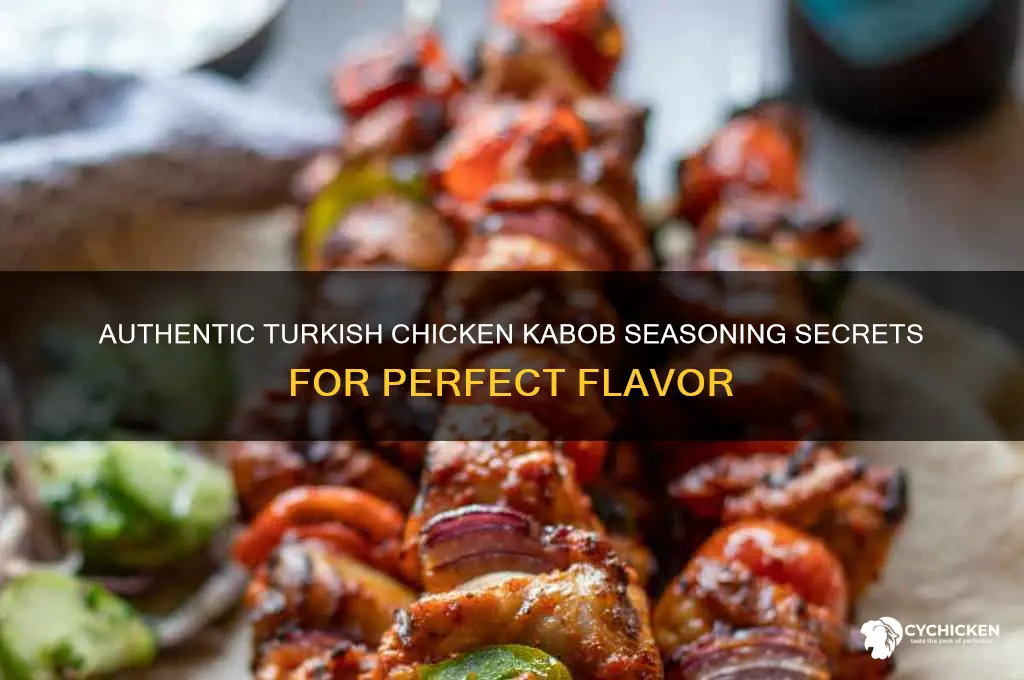 how do turkish people season chicken kabob