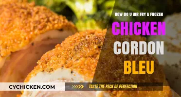 Delicious Air-Fried Frozen Chicken Cordon Bleu: A Simple Guide