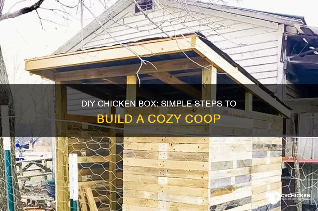 how do u build a chicken box
