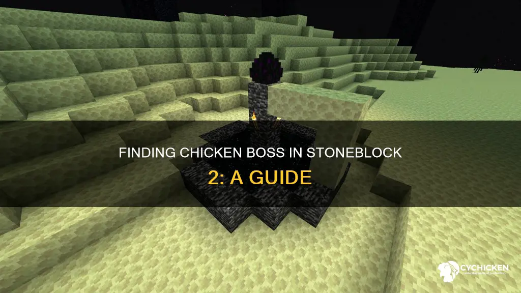 how do u find a chicken boss in stoneblock 2