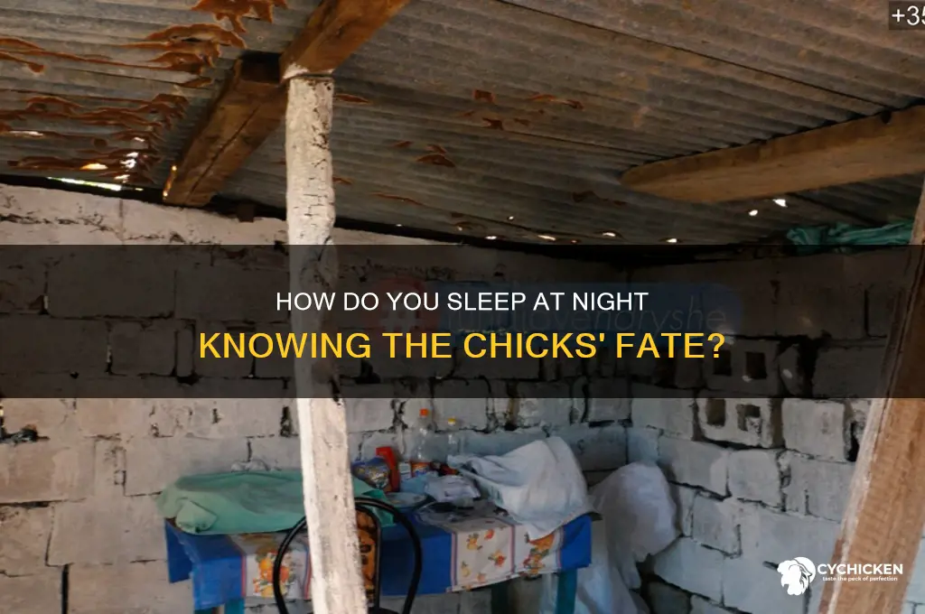 how do u sleep at night the chicks