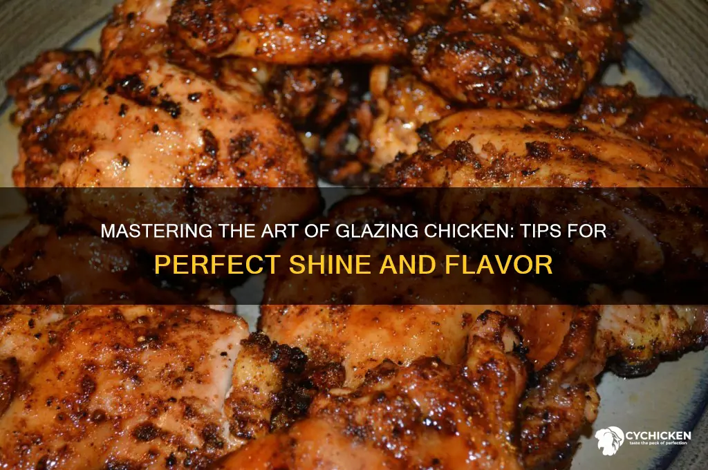 how do you apply a glaze to chicken