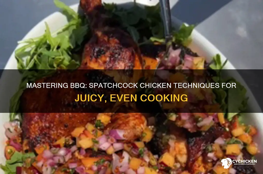 how do you bbq a spatchcock chicken