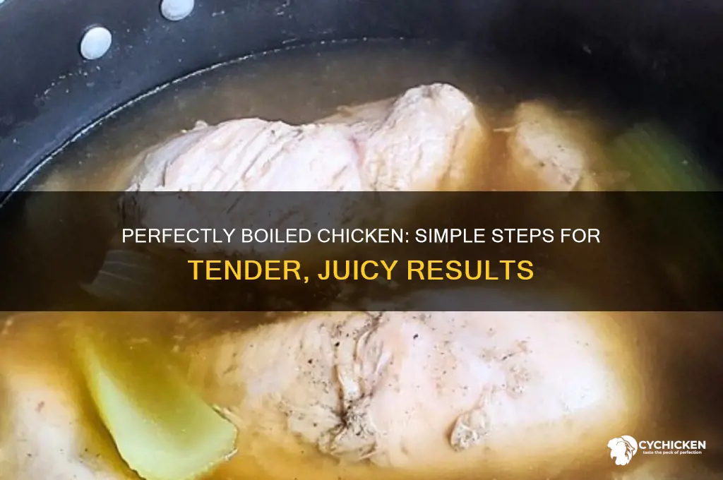 how do you boil chicken in water