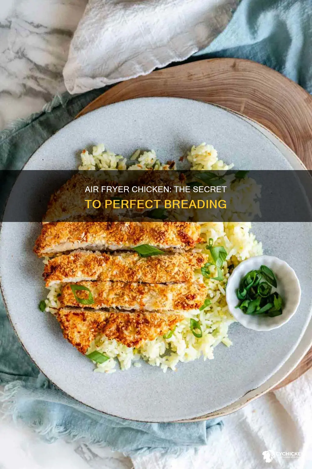 how do you bread chicken for an air fryer
