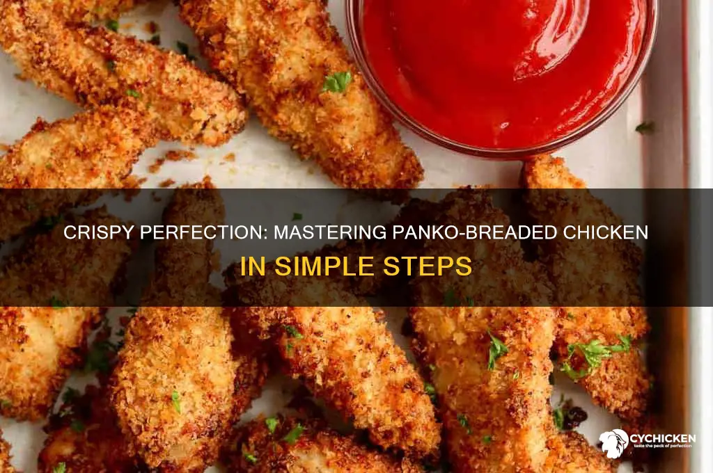 how do you bread chicken with panko
