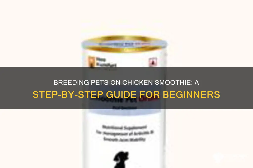 how do you breed pets on chicken smoothie