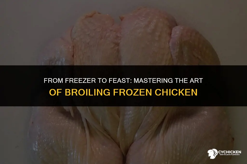 how do you broil frozen chicken