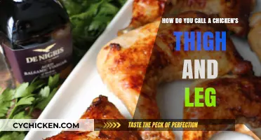 What's the Proper Term for a Chicken's Thigh and Leg Combination?