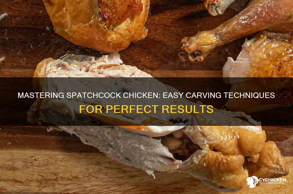 how do you carve a spatchcock chicken