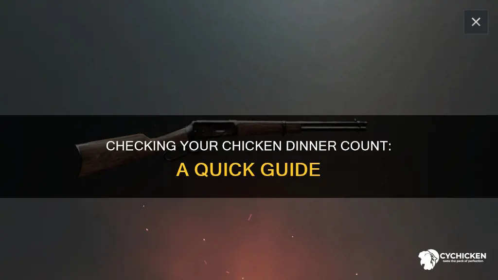 how do you check how many chicken dinners you have