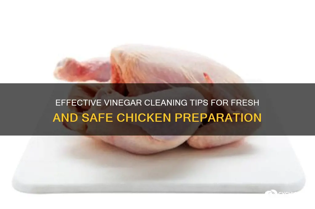 how do you clean chicken with vinegar