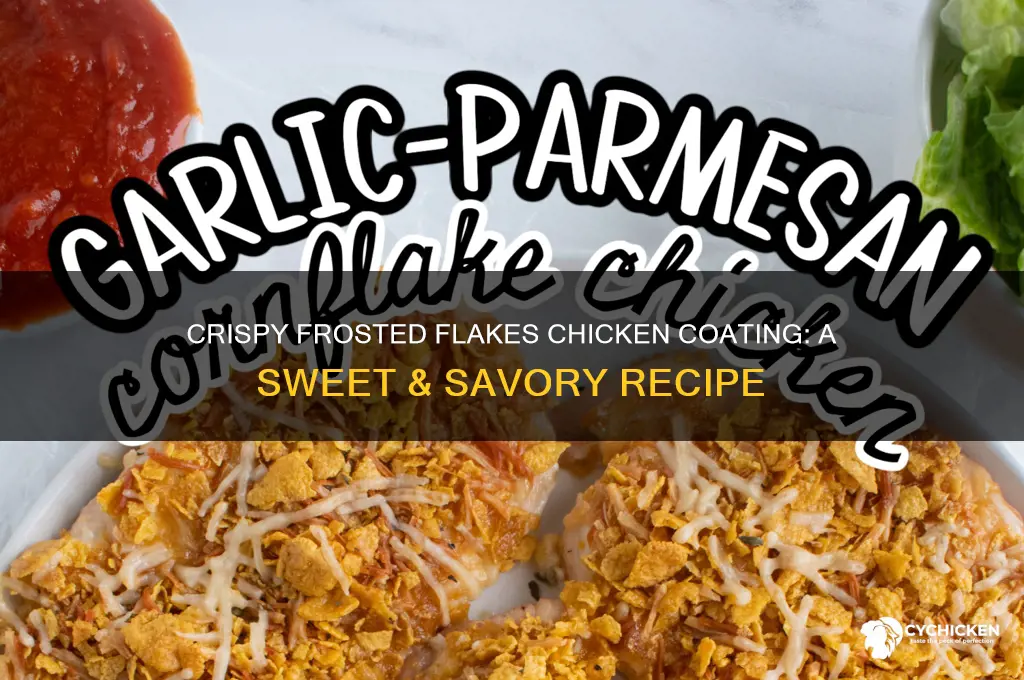 how do you coat chicken with frosted flakes