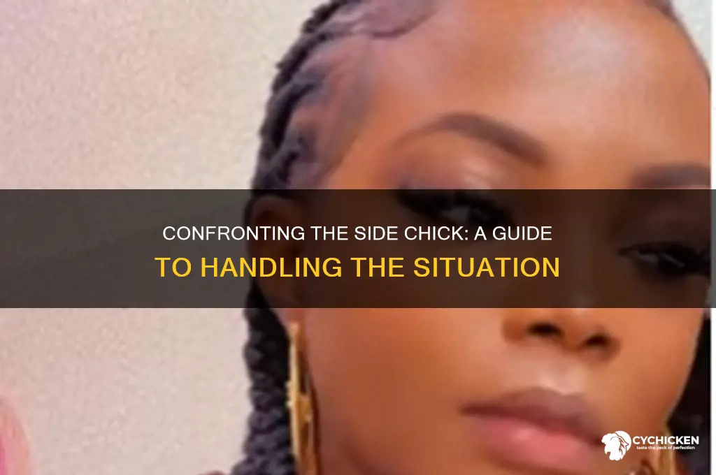 how do you confront a side chick