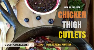 Perfectly Crispy Chicken Thigh Cutlets: Easy Cooking Guide & Tips