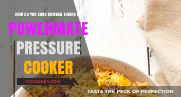 Perfectly Cooked Chicken Thighs in Your Powermate Pressure Cooker