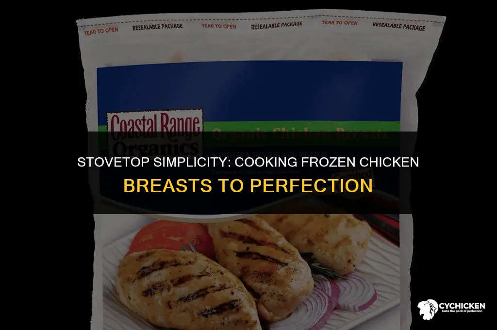how do you cook frozen chicken breasts on the stove