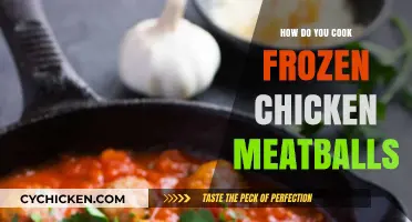 From Freezer to Feast: Mastering the Art of Cooking Chicken Meatballs