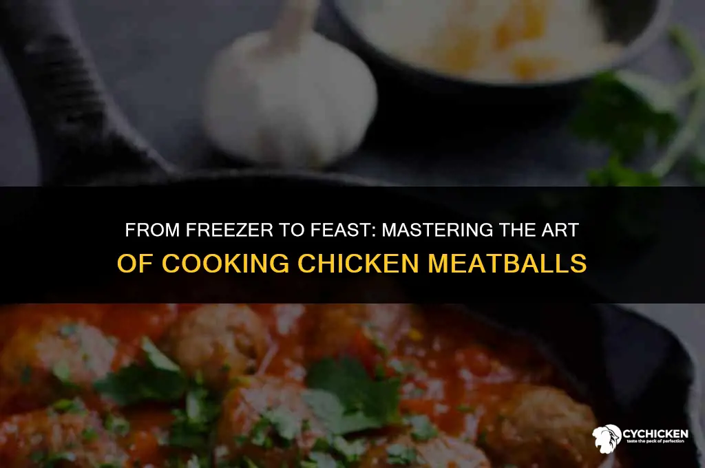 how do you cook frozen chicken meatballs