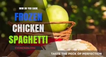 Delicious Frozen Chicken Spaghetti: A Quick and Easy Recipe