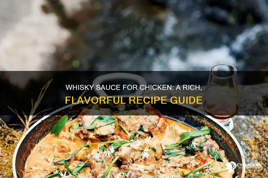 how do you cook whisky sauce for chicken