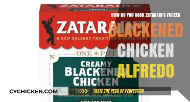Savor the Flavor: Cooking Zatarain's Frozen Blackened Chicken Alfredo