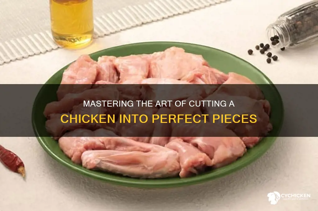 how do you cut a chicken into pieces