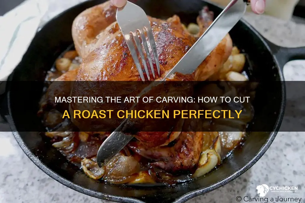 how do you cut a roast chicken