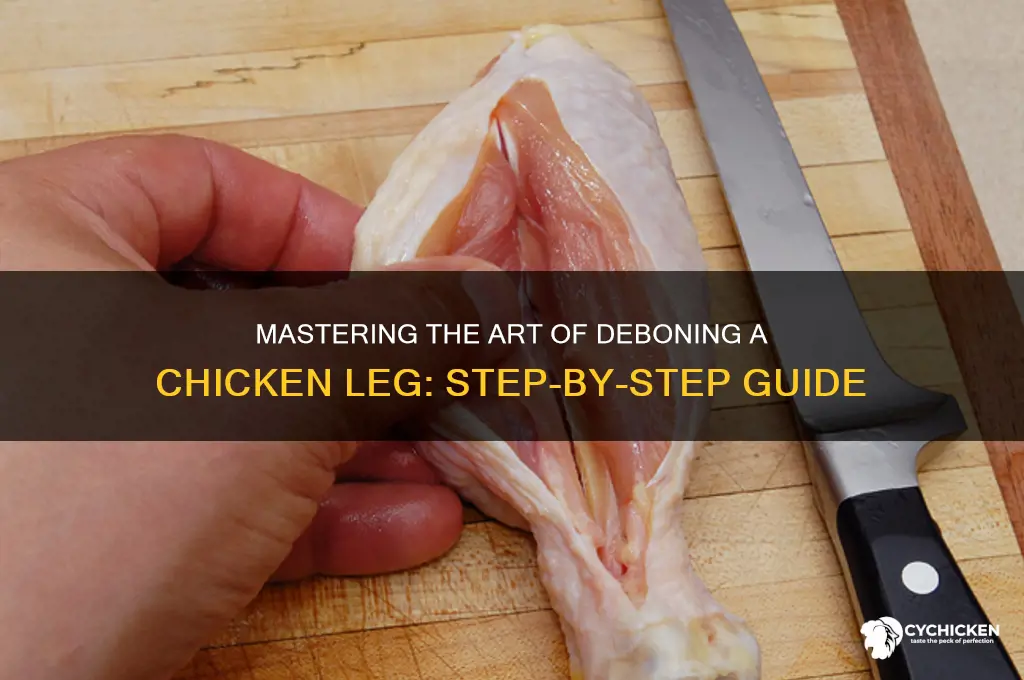 how do you debone a chicken leg