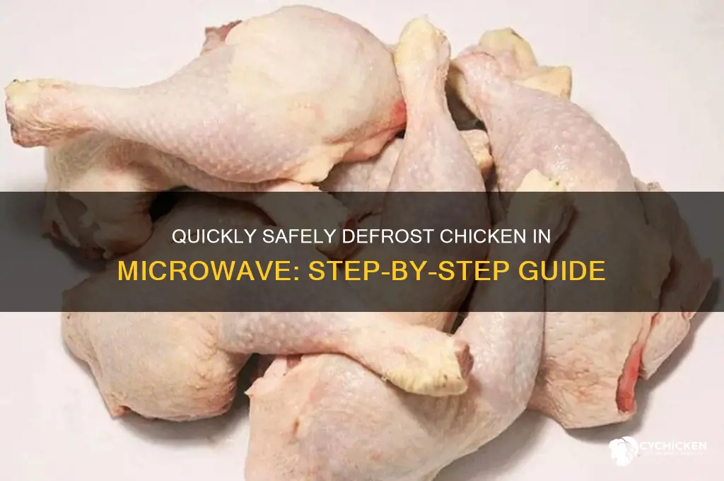how do you defrost chicken in the microwave