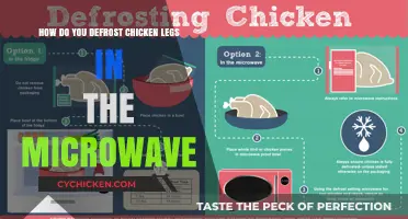 Defrosting Chicken Legs: Microwave Method