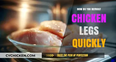 Quickly Defrost Chicken Legs: Safe and Efficient Thawing Methods