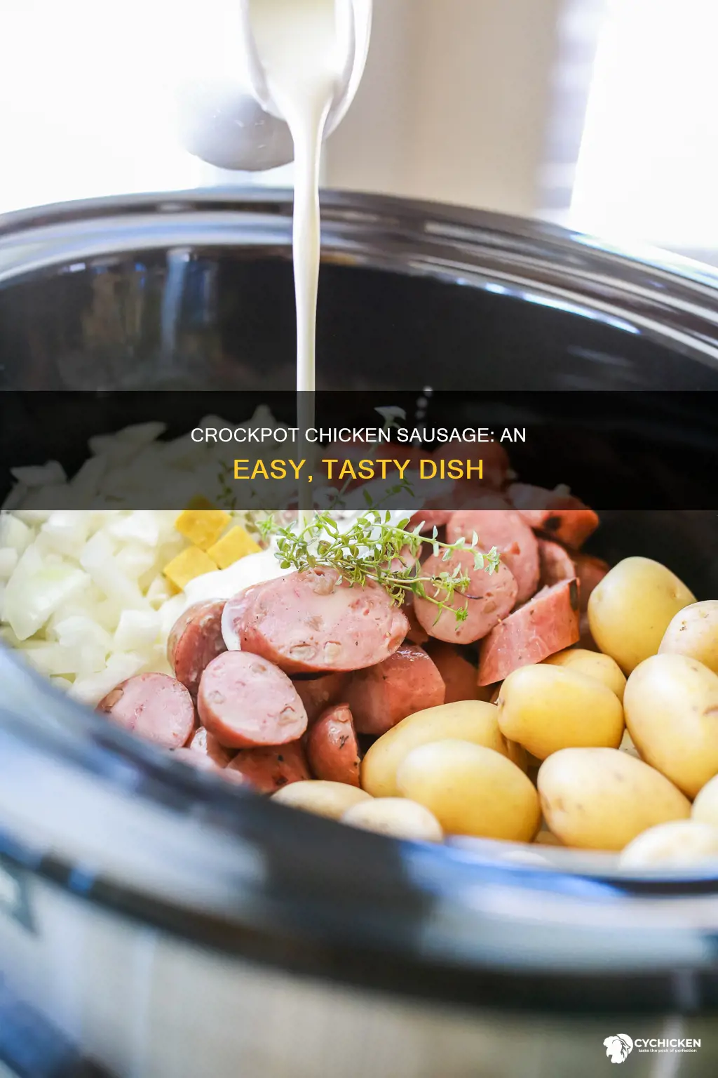 how do you do chicken sausage in a crockpot