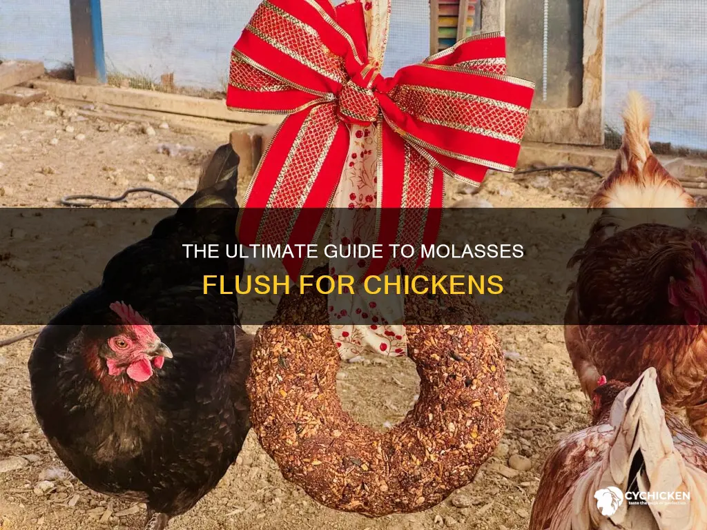 how do you do molasses flush on a chicken