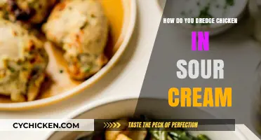 Dredging Chicken in Sour Cream: A Creamy Coating Technique