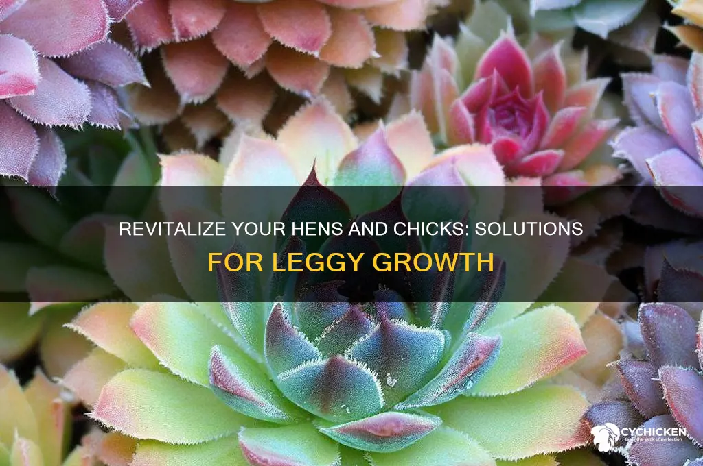 how do you fix leggy hens and chicks
