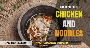 Easy Guide to Freezing Chicken and Noodles for Quick Meals