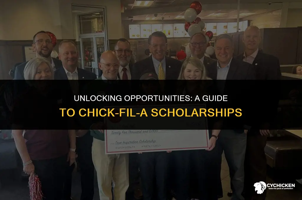 how do you get a chick fil a scholarship