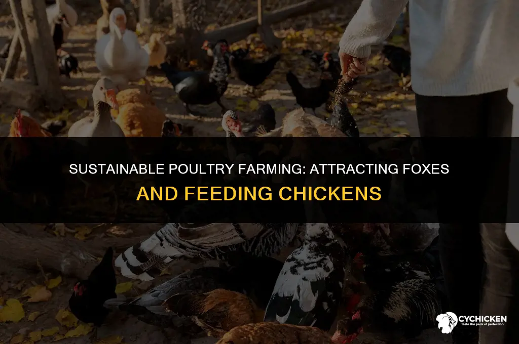 how do you get a chicken fox and feed across