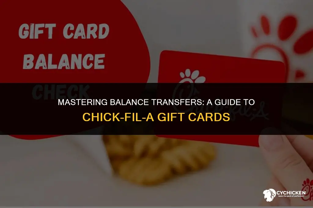 how do you get balance off chick filet giftcard