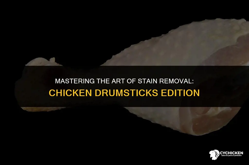 how do you get blood out of chicken drumsticks