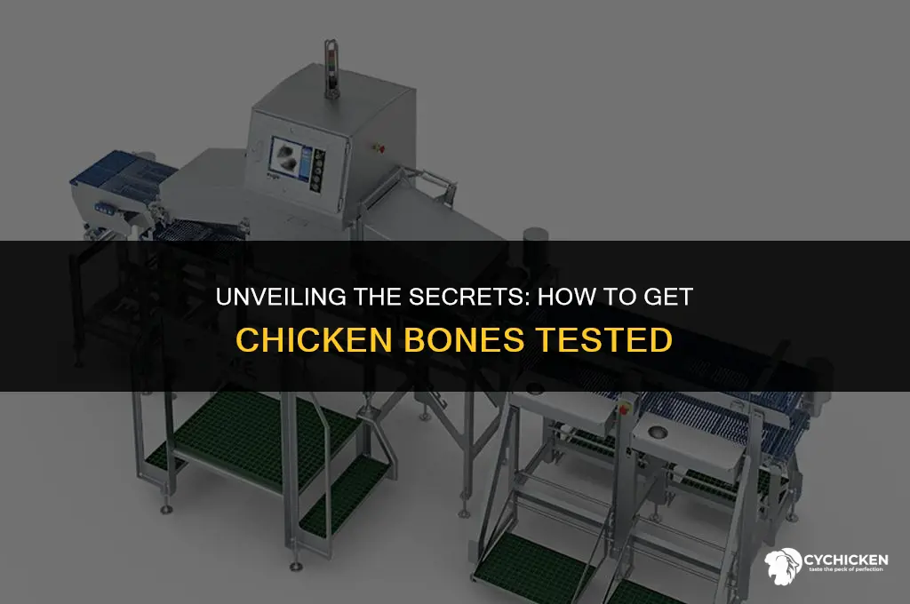 how do you get chicken bones tested