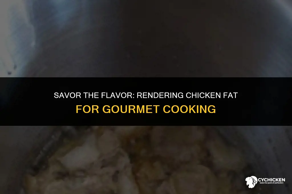 how do you get chicken fat for a recipe