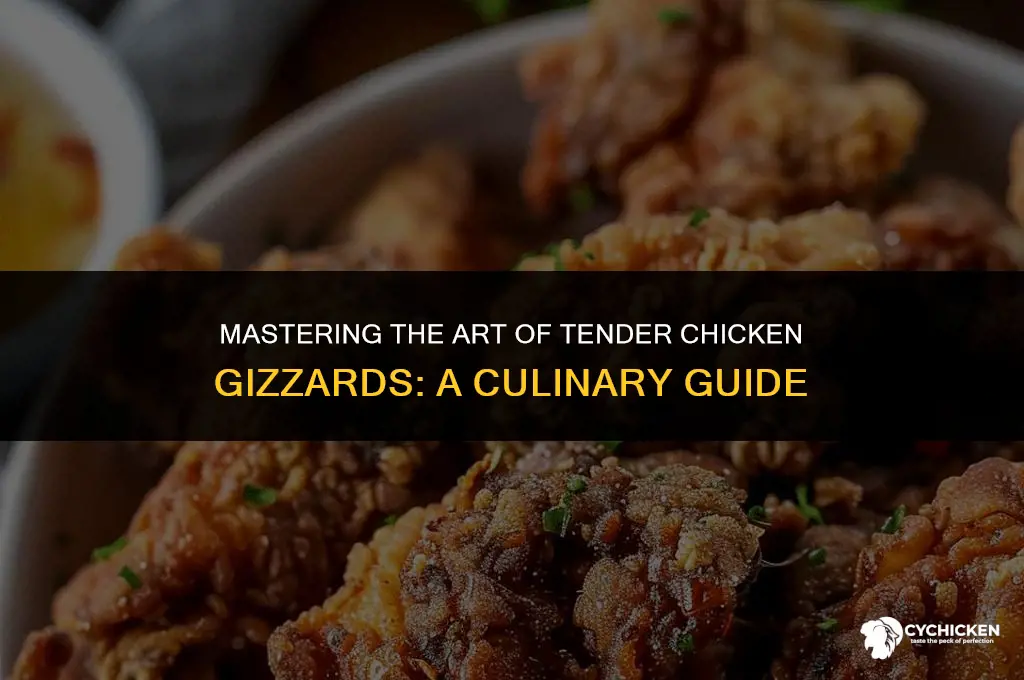 how do you get chicken gizzards tender