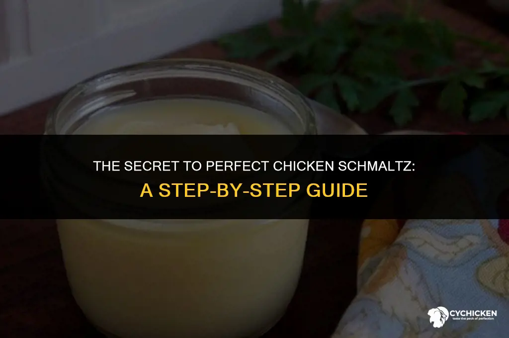 how do you get chicken shmaltz