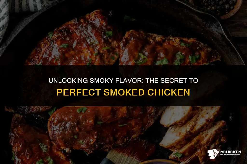 how do you get chicken that smoke taste