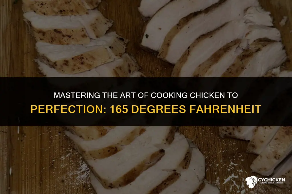 how do you get chicken up to 165 degrees