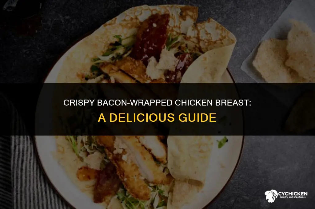 how do you get crispy bacon on chicken breast