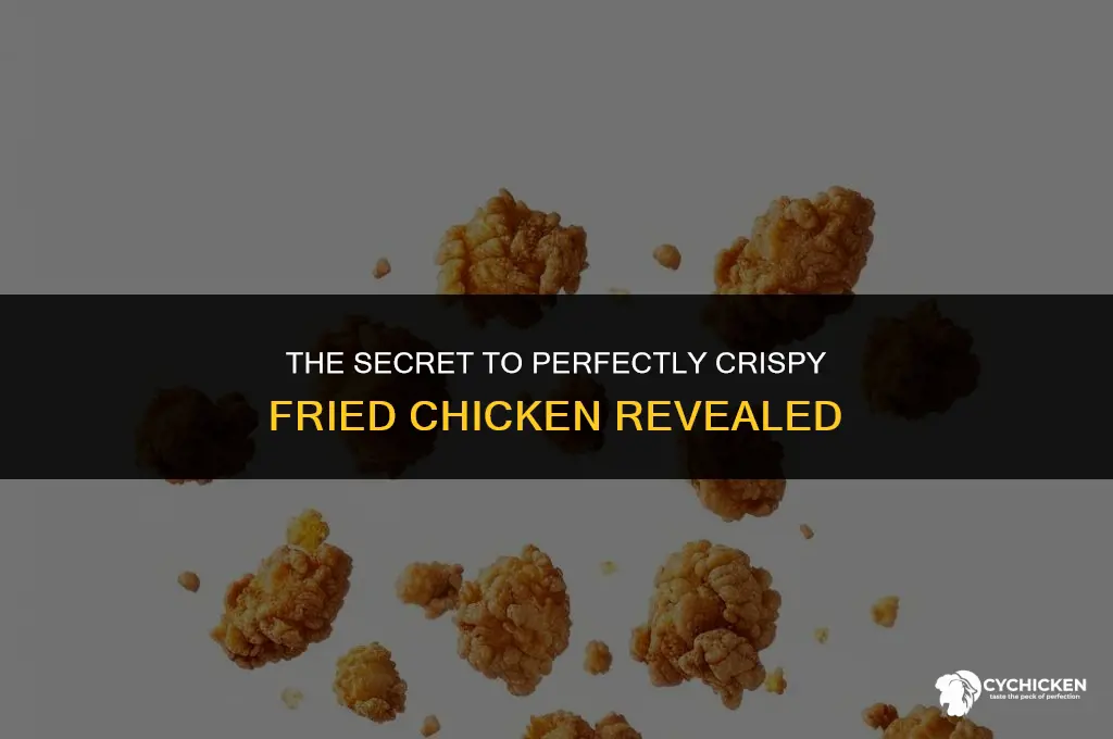 how do you get crispy fried chicken