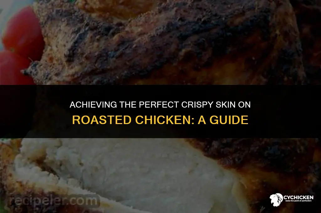 how do you get crispy skin on roasted chicken